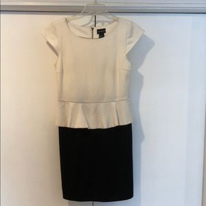 Central Park West midi peplum dress